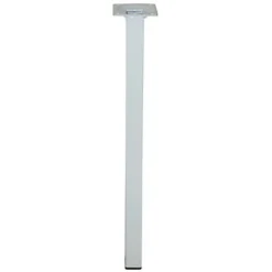 Diall Pied De Meuble-Pied de meuble blanc 25 x 25 x H. 100 mm