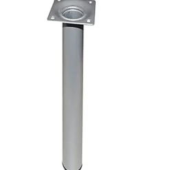 Diall Pied De Meuble-Pied de meuble H. 150 mm x ø 30 mm gris