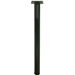 Diall Pied De Meuble-Pied de meuble H. 200 mm x ø 30 mm noir