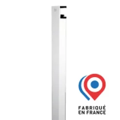 UZY PIED DE TABLE 75 CM BLANC MODULABLE SANS OUTIL ET SANS VIS