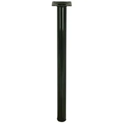 Diall Pied de table ø3 x H. 80 cm noir