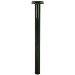 Diall Pied De Meuble-Pied de table ø30 x H. 500 mm noir