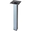 Diall Pied De Meuble-Pied de table 25 x 25 x H. 250 mm gris