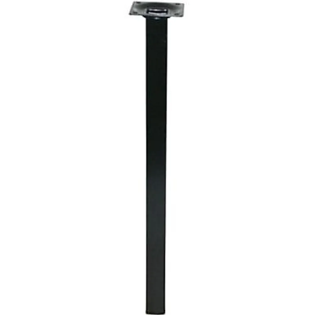 Diall Pied De Meuble-Pied de table 25 x 25 x H. 700 mm noir