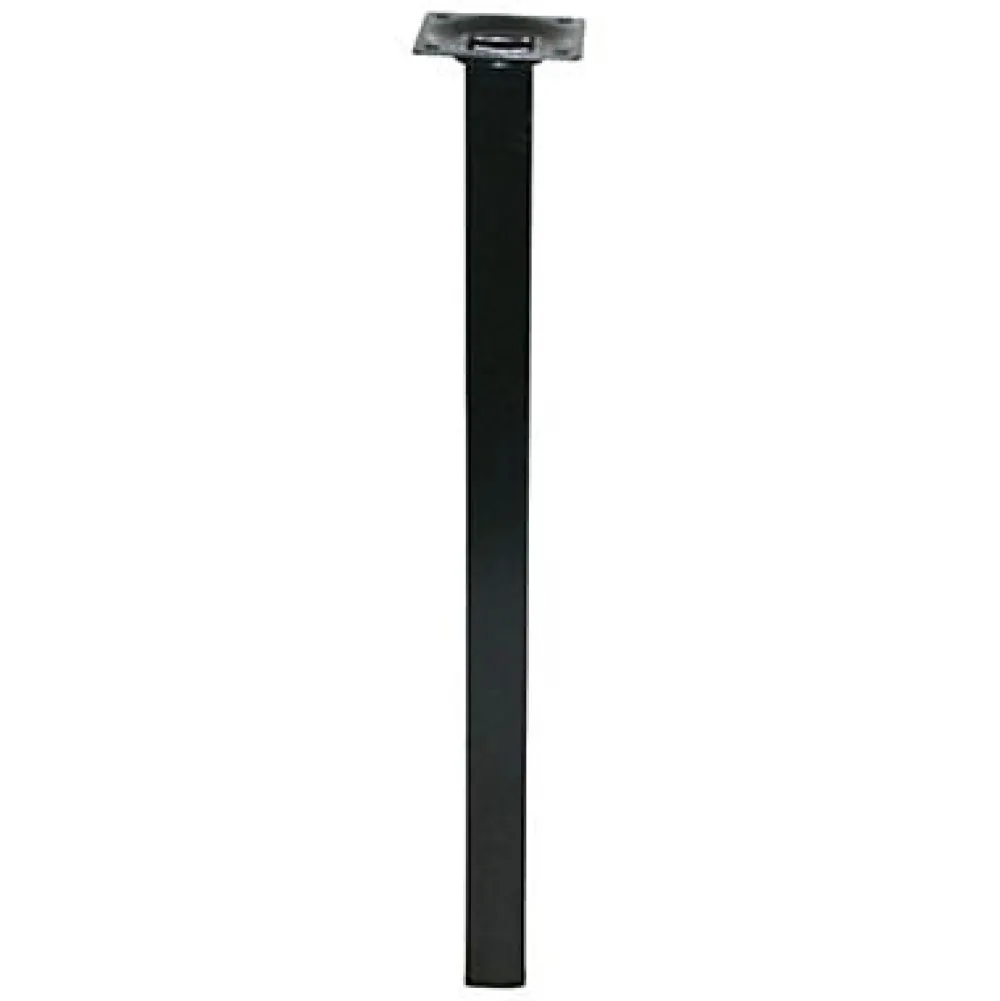 Diall Pied De Meuble-Pied de table 25 x 25 x H. 800 mm noir
