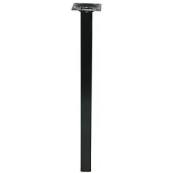 Diall Pied de table 25 x 25 x H. 500 mm noir