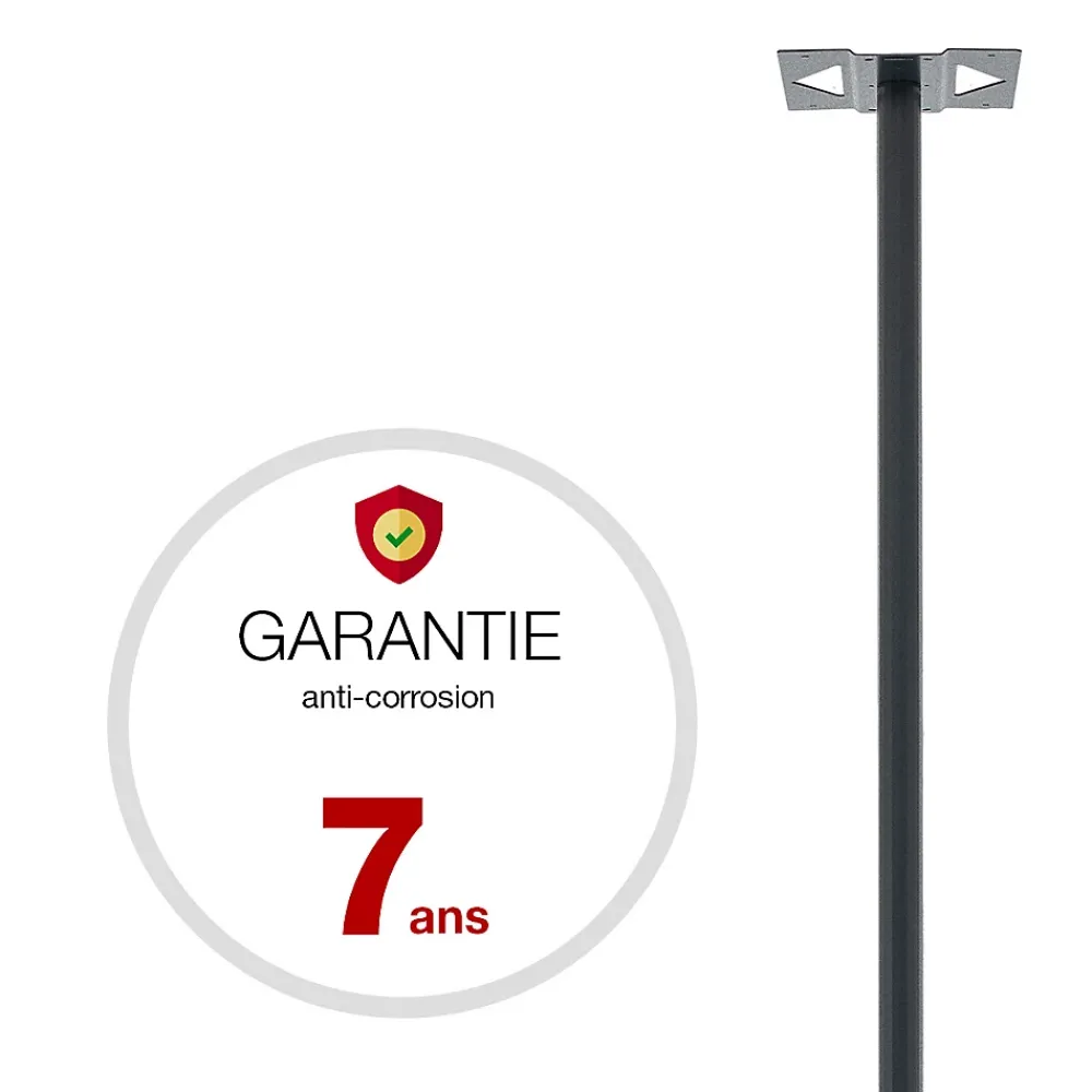 Renz Pied elliptique Noir Sablé RAL 2100 MS