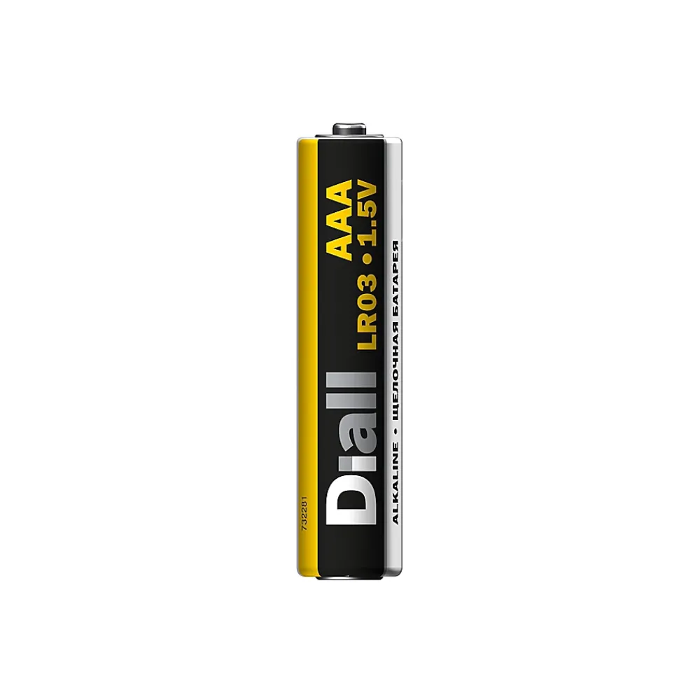 Diall Pile alcaline AAA (LR03) , lot de 4