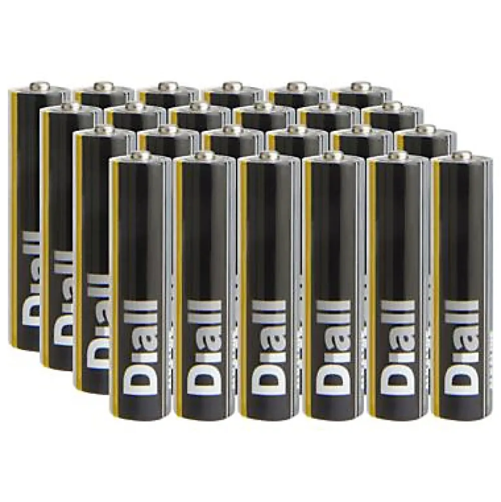 Diall Pile Aaa|Pile Lr03-Pile alcaline AAA (LR03) non rechargeable, lot de 24