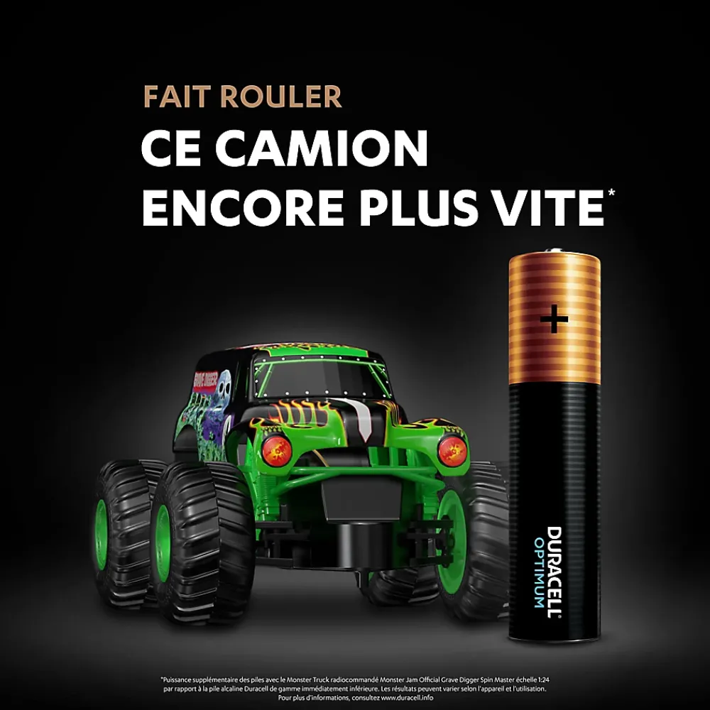Duracell Pile alcaline AAA (LR03) Optimum, lot de 6