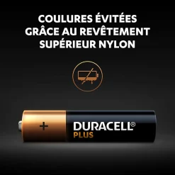 Duracell Pile alcaline AAA (LR03) Plus, lot de 6