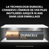 Duracell Pile alcaline AAA (LR03) Plus, lot de 4