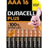 Duracell Pile Aaa|Pile Lr03-Pile alcaline AAA (LR03) Plus, lot de 16