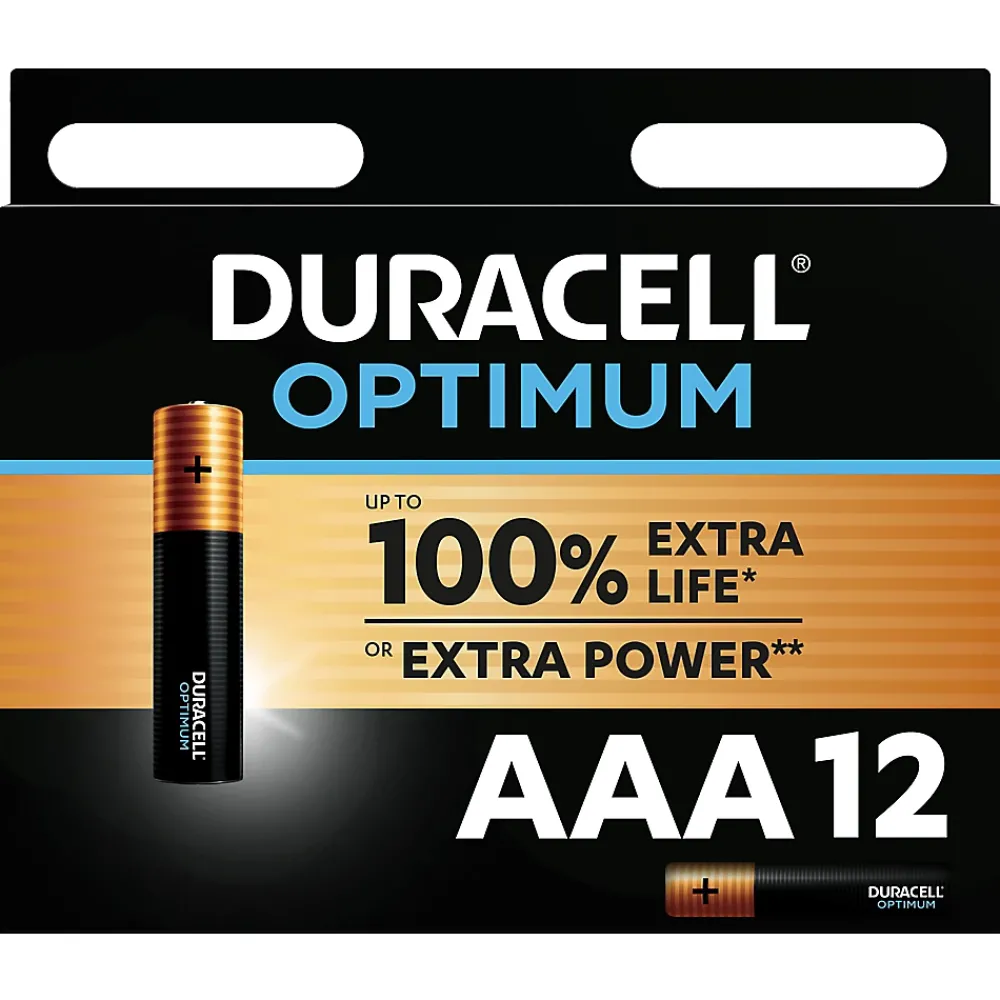 Duracell Pile Aaa|Pile Lr03-Pile alcaline AAA (LR03) Optimum, lot de 12