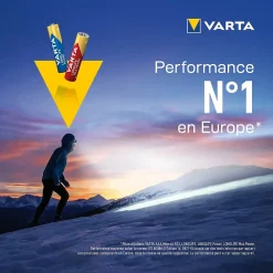Varta Pile alcaline AAA (LR03) Long-life Power, lot de 2