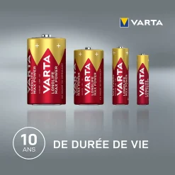 Varta Pile alcaline AAA (LR03) Long-life Max Power, lot de 4