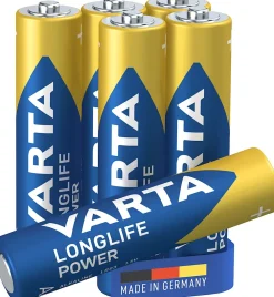 Varta Pile alcaline AAA (LR03) Long-life Power, lot de 6