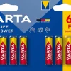 Varta Pile alcaline AAA (LR03) Max Tech, lot de 6 + 2 gratuites