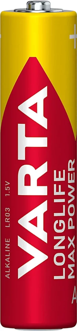 Varta Pile alcaline AAA (LR03) Max Tech, lot de 6 + 2 gratuites