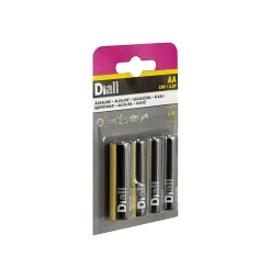 Diall Pile Aa|Pile Lr6-Pile alcaline AA (LR6) , lot de 8
