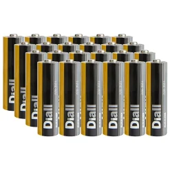 Diall Pile alcaline AA (LR6) , lot de 24