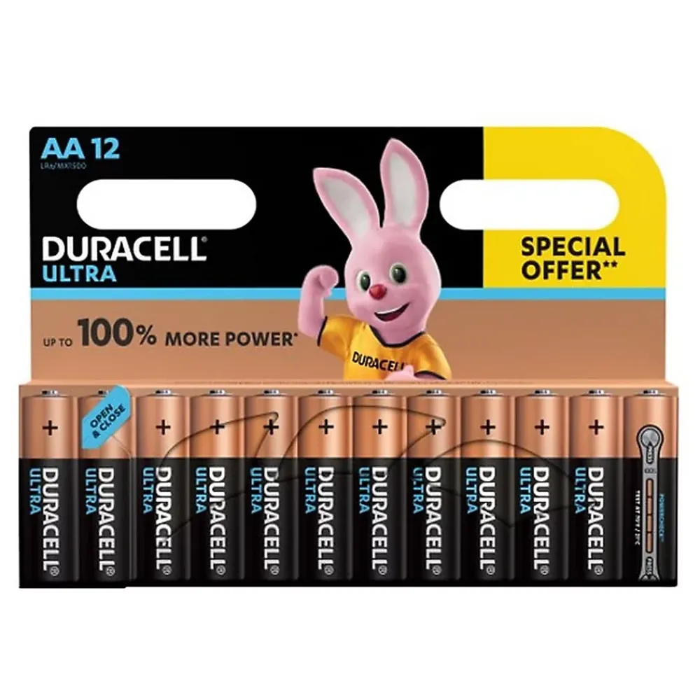 Duracell Pile alcaline AA (LR6) , lot de 12