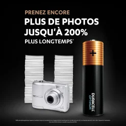 Duracell Pile Aa-Pile alcaline AA (LR6) Optimum, lot de 8