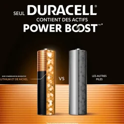 Duracell Pile alcaline AA (LR6) Plus Power Boost, lot de 12