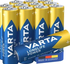 Varta Pile alcaline AA (LR6) Long-life Power, lot de 12