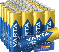 Varta Pile alcaline AA (LR6) Long-life Power, lot de 24