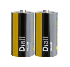 Diall Pile C|Pile Alcaline-Pile alcaline C (LR14) , lot de 2