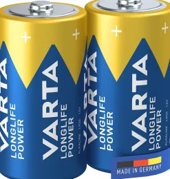 Varta Pile alcaline C (LR14) Long-life Power D, lot de 2