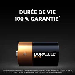 Duracell Pile alcaline D (LR20) Plus, lot de 2