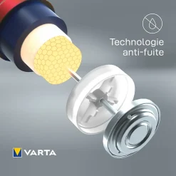 Varta Pile D|Pile Alcaline-Pile alcaline D (LR20) Long-life Max Power D, lot de 2