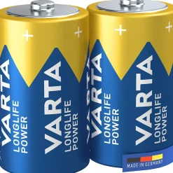 Varta Pile alcaline D (LR20) Long-life Power D, lot de 2