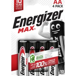 Energizer Pile Aa|Pile Lr6-Pile Alcaline LR6-AA 1,5V Max