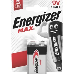 Energizer Pile Alcaline-Pile Alcaline 6LR61 9V Max