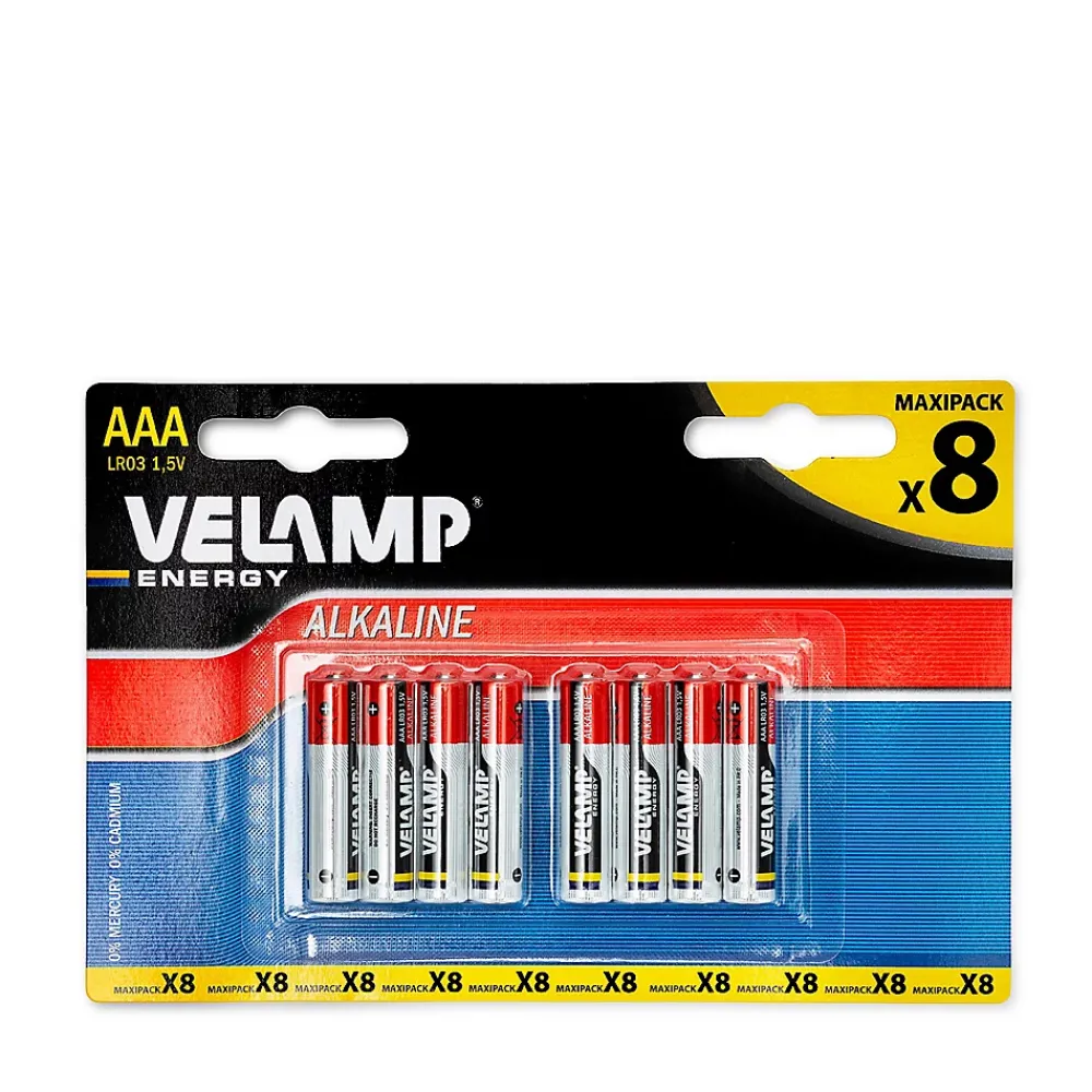 Velamp Pile alcaline MINI STILO LR03 AAA 1.5V - Blister de 8
