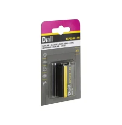 Diall Pile alcaline PP3 (6LR51) , lot de 1