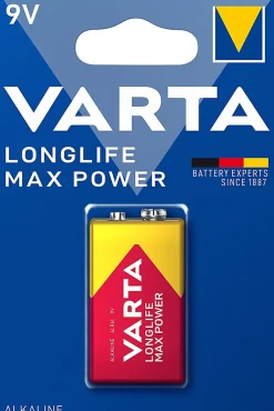 Varta Pile alcaline 9V (PP3) Long-life Max Power