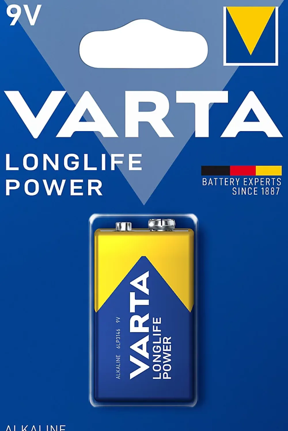 Varta Pile Alcaline-Pile alcaline 9V (PP3) Long-life Power