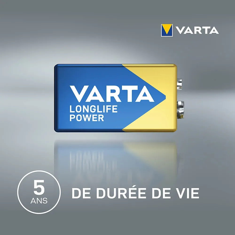 Varta Pile Alcaline-Pile alcaline 9V (PP3) Long-life Power