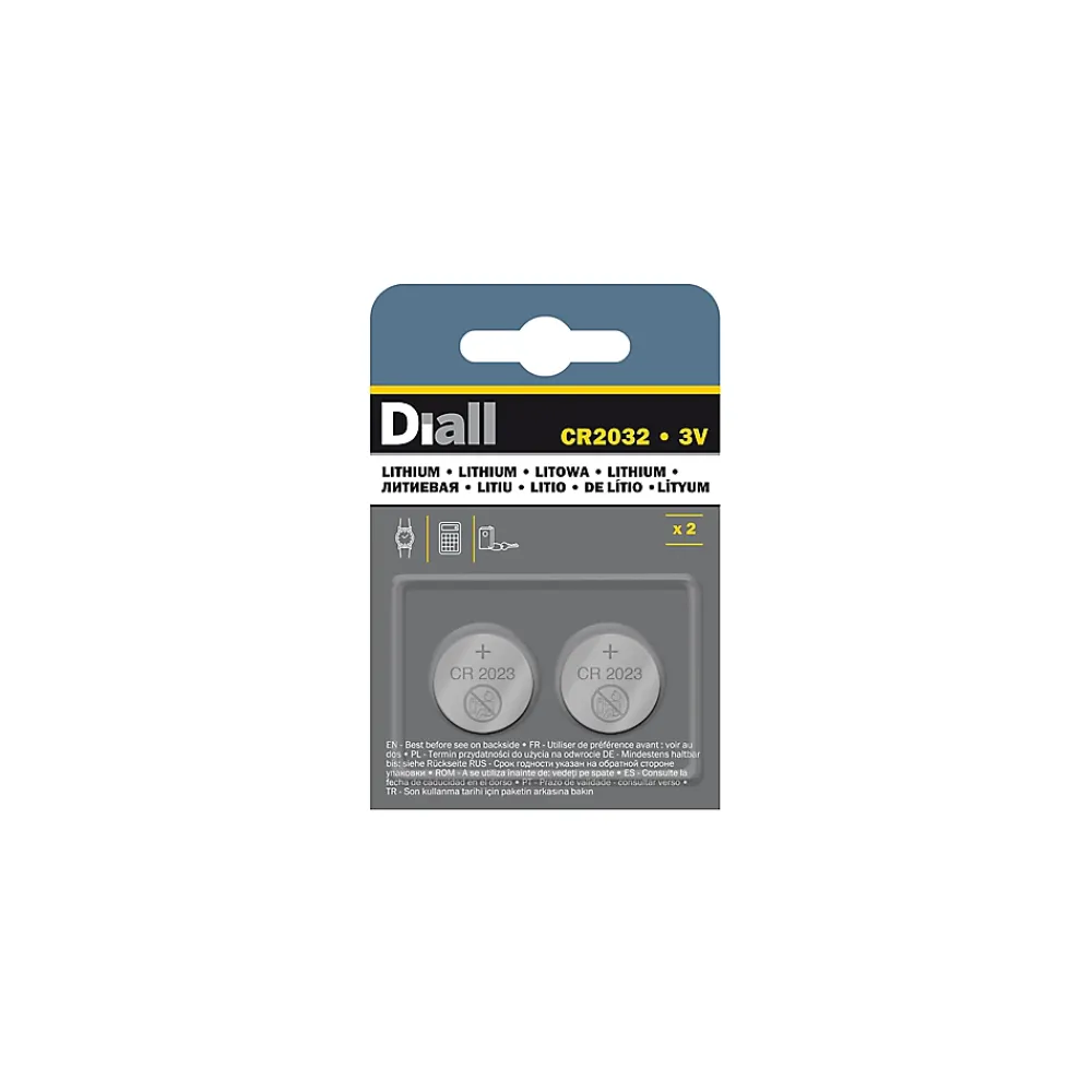 Diall Pile au lithium CR2032 , lot de 2