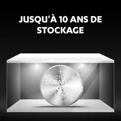 Duracell Pile au lithium CR2016 , lot de 2