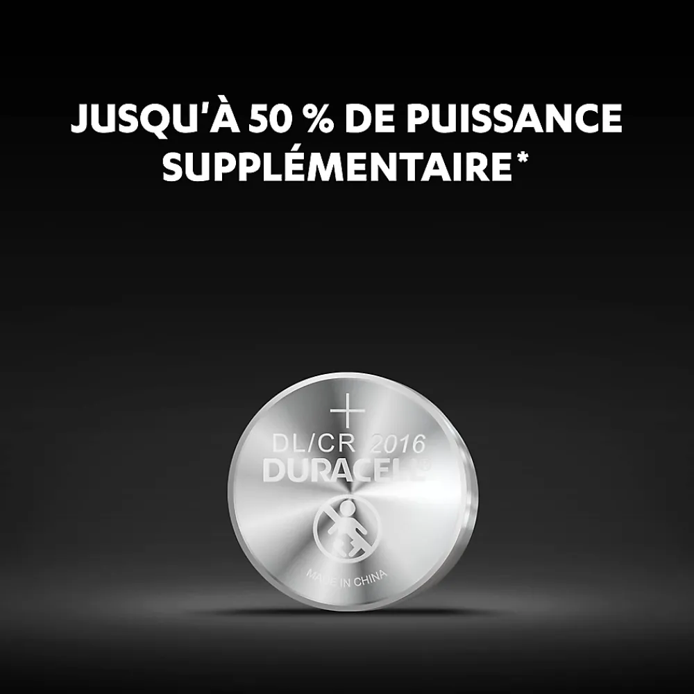 Duracell Pile au lithium CR2016 , lot de 2