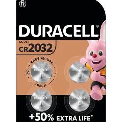 Duracell Pile Cr2032|Pile Lithium-Pile au lithium CR2032 , lot de 4