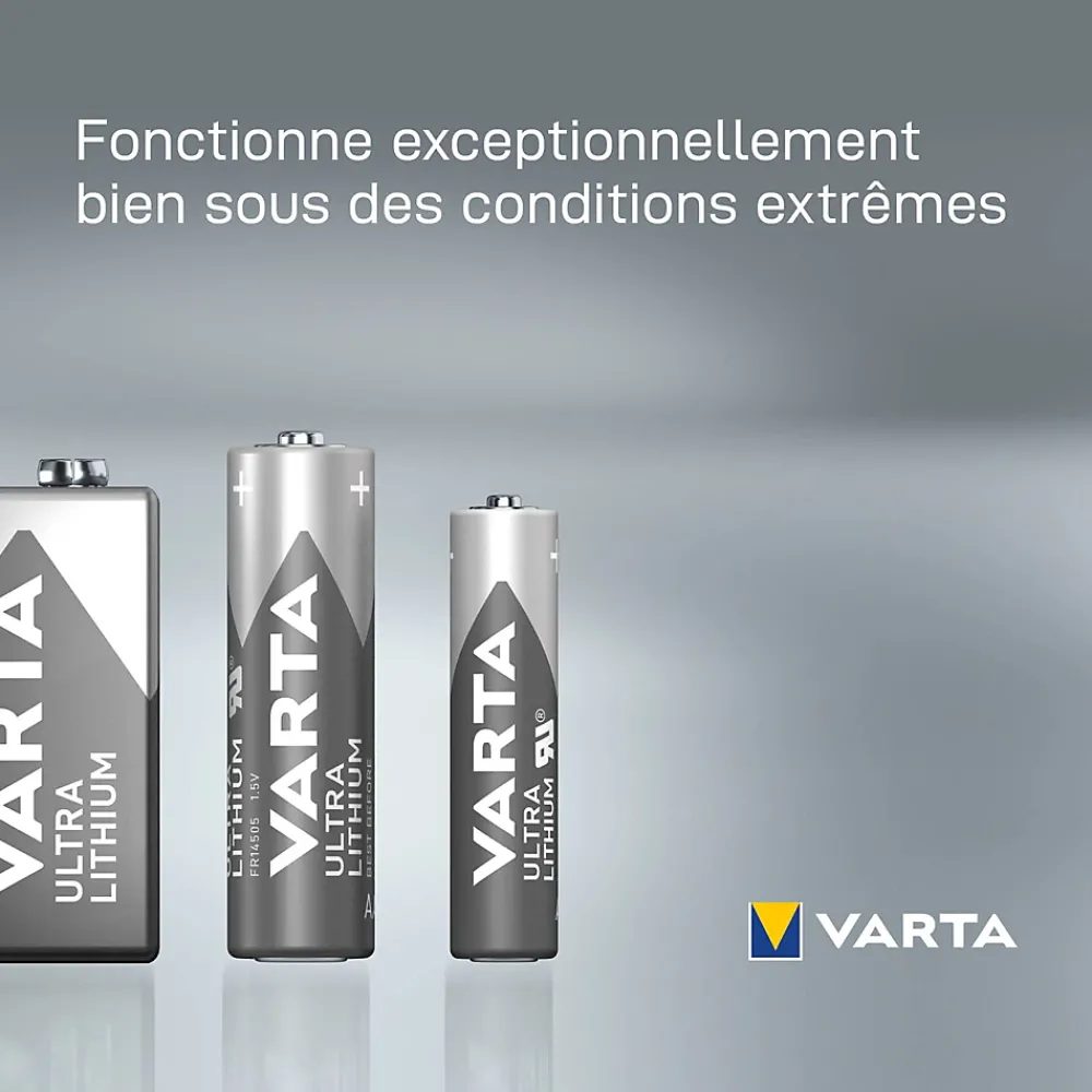 Varta Pile Lithium-Pile au lithium 9V (PP3) , lot de 1