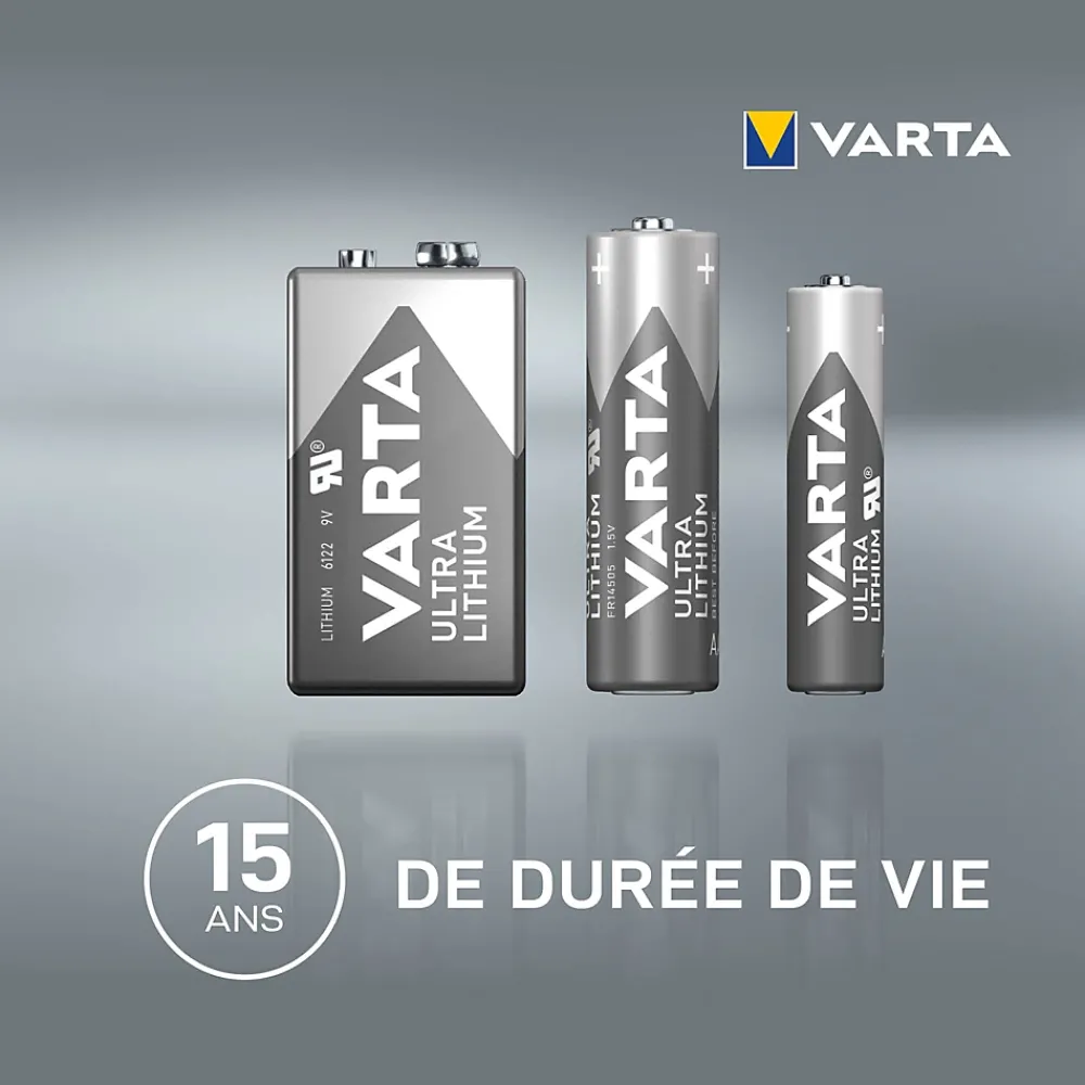 Varta Pile Lithium-Pile au lithium 9V (PP3) , lot de 1