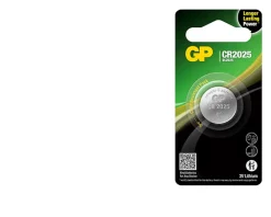 GP Pile lithium CR2025 - 3V / Pile bouton : CR123A, CR2032, CR2025