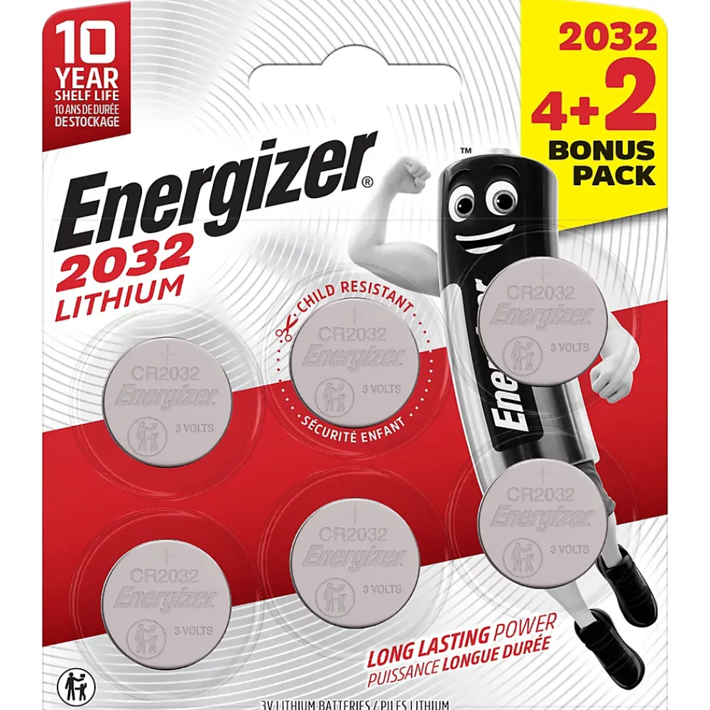 Energizer Pile Cr2032-Pile Lithium vendue par 6 CR2032 3V